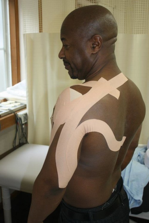 Doug getting treatment