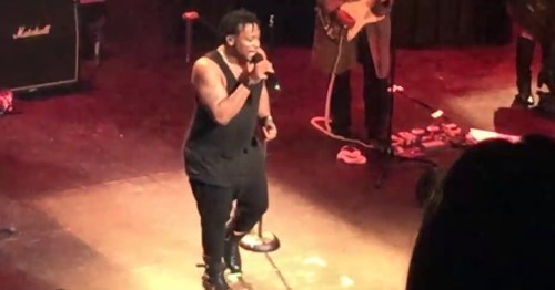 D'Angelo on stage